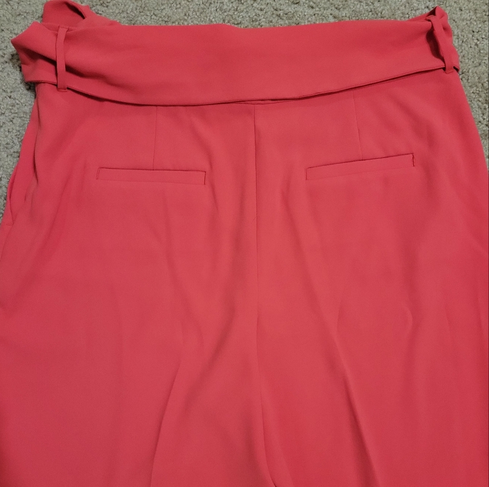 Boden Red Wide-Leg Tie-Waist Pants - Picture 5 of 10
